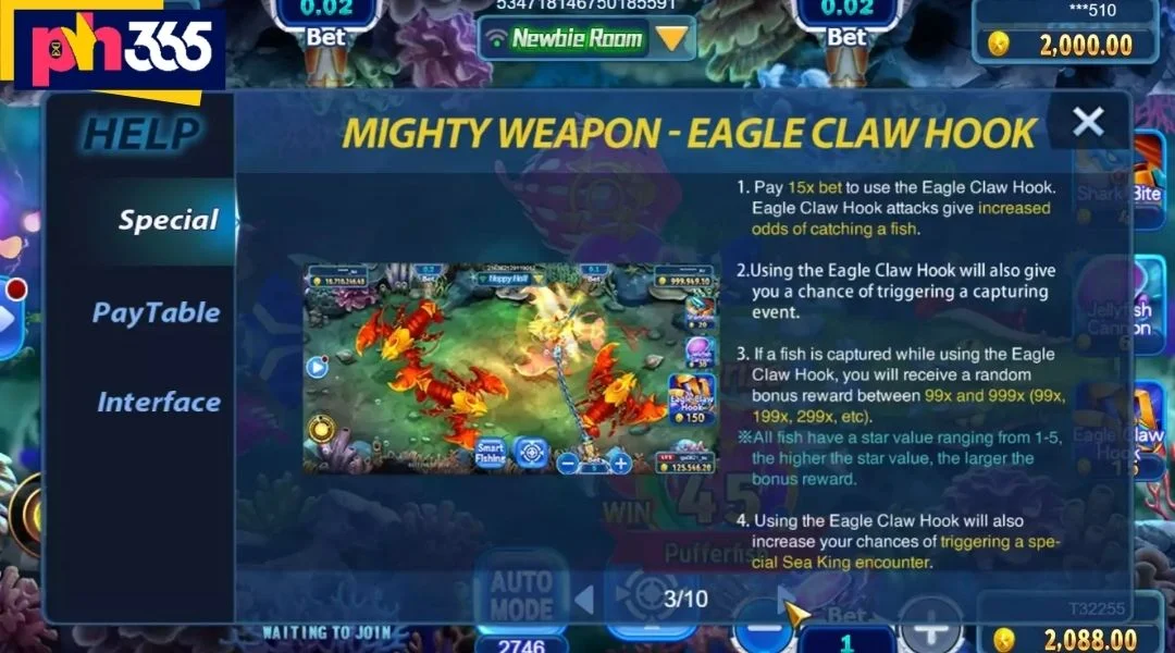 Exclusive Modes Only in PH365 Fish Shooting