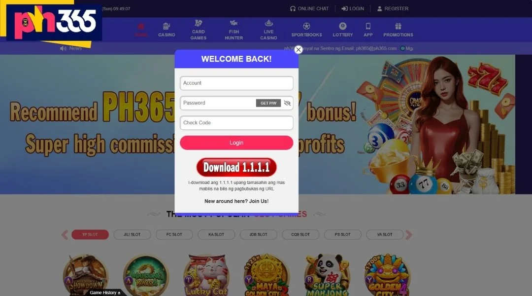 The Login Process at PH365 is Extremely Convenient